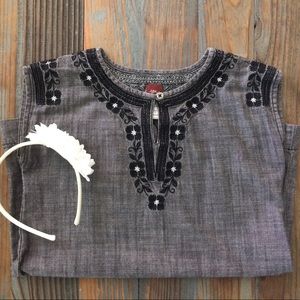 Tea Collection Embroidered Tunic Top